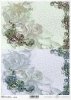flores de papel decoupage, grietas, encajes*decoupage papírové květiny, praskání, krajky*decoupage Papierblumen , Risse, Spitze